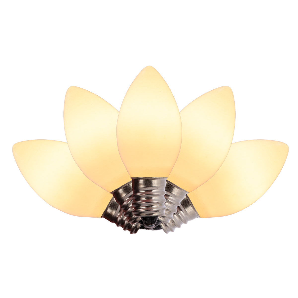 C7 Incandescent Smooth Opaque Bulbs (Retail Box)