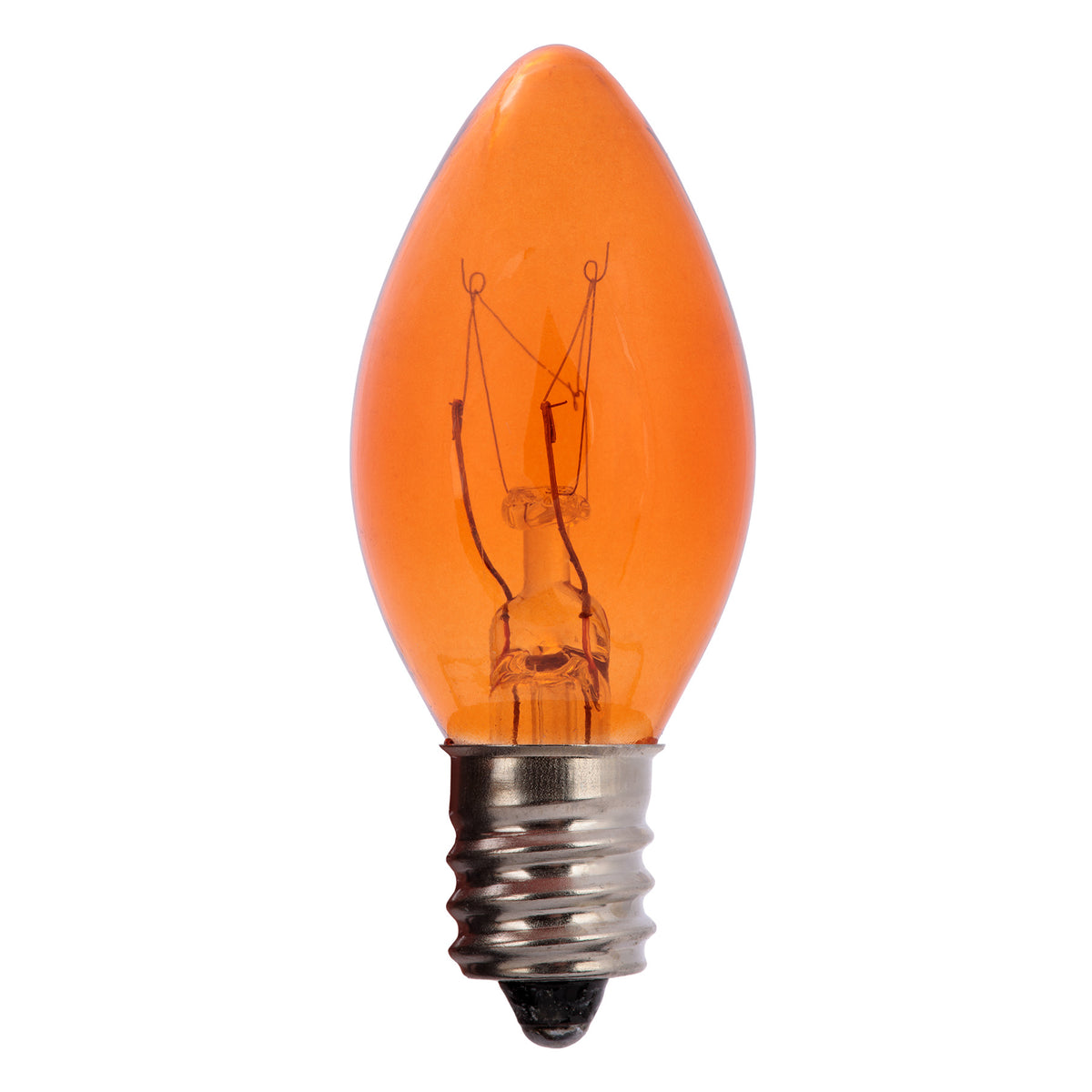 C7 Incandescent Smooth Transparent Bulbs (Retail Box)