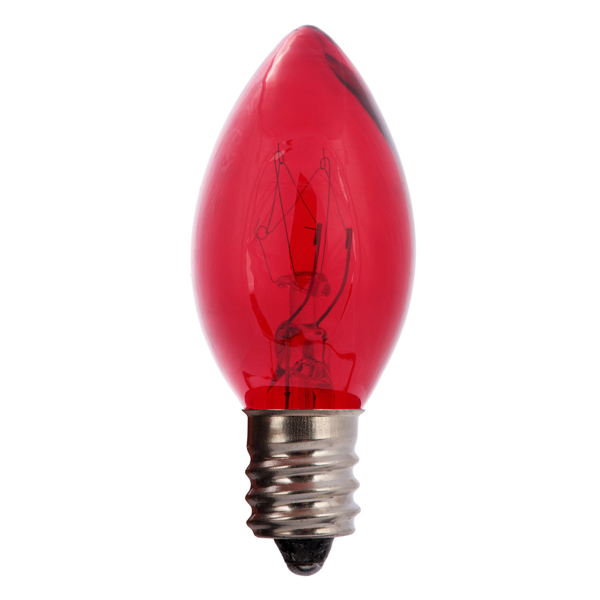 C7 Incandescent Smooth Transparent Bulbs (Retail Box)