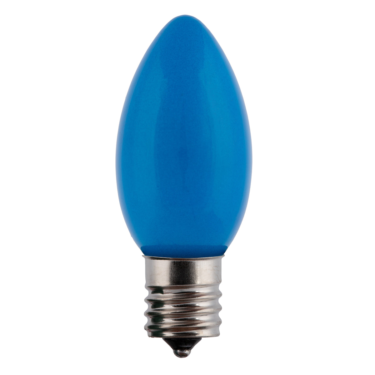 C9 Incandescent Smooth Opaque Bulbs (Retail Box)