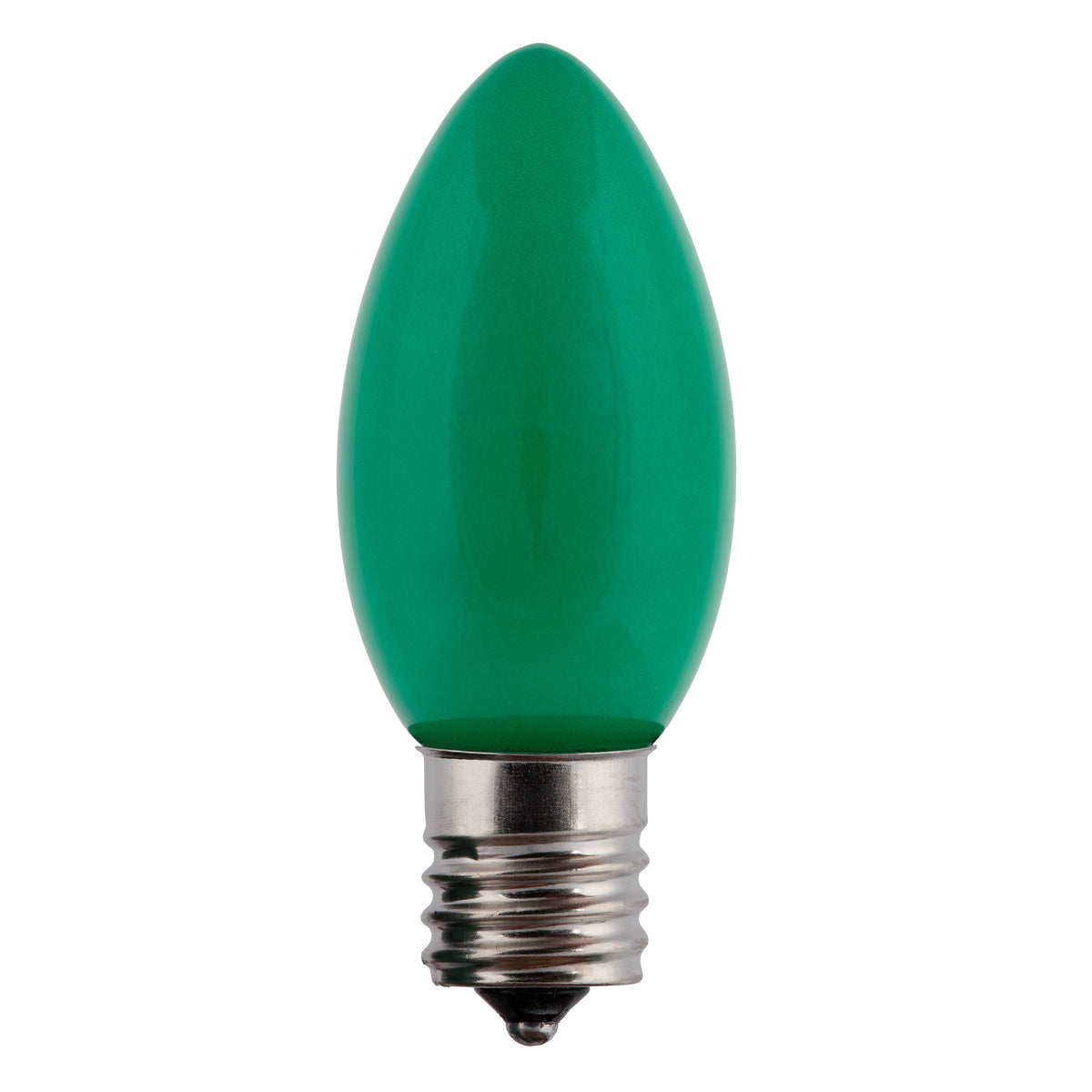 C9 Incandescent Smooth Opaque Bulbs (Retail Box)