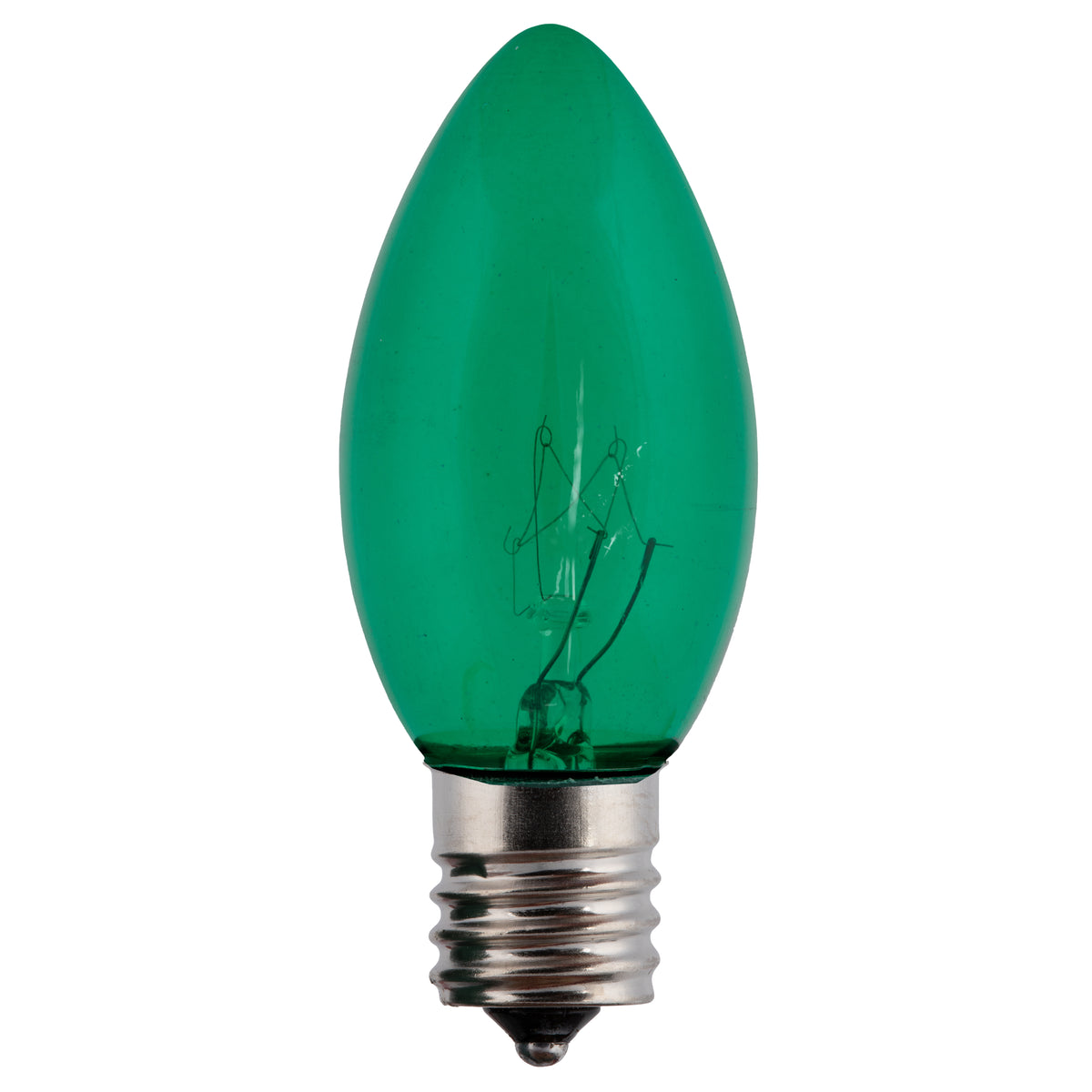C9 Incandescent Smooth Transparent Bulbs (Retail Box)