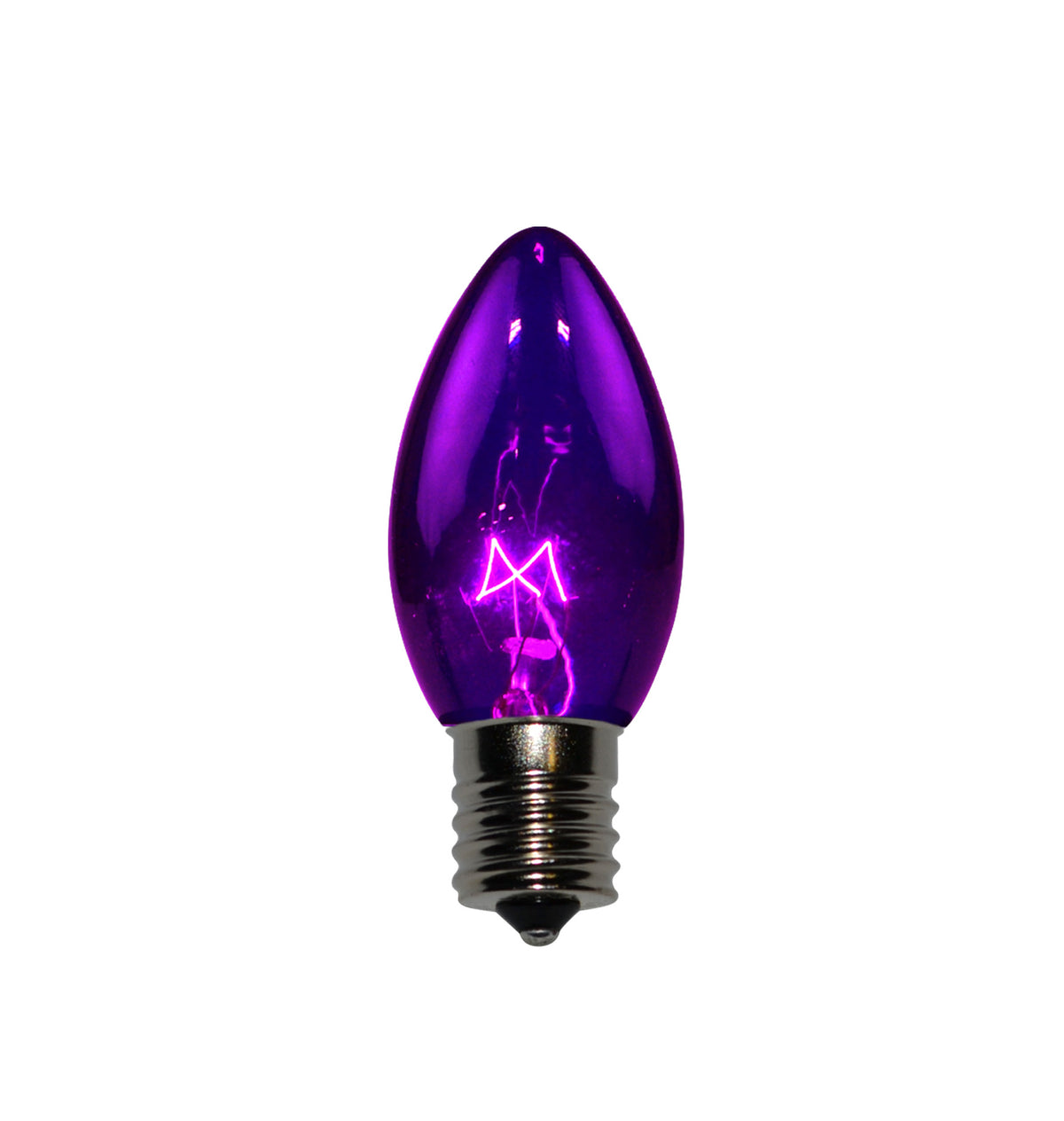 C9 Incandescent Smooth Transparent Bulbs (Retail Box)