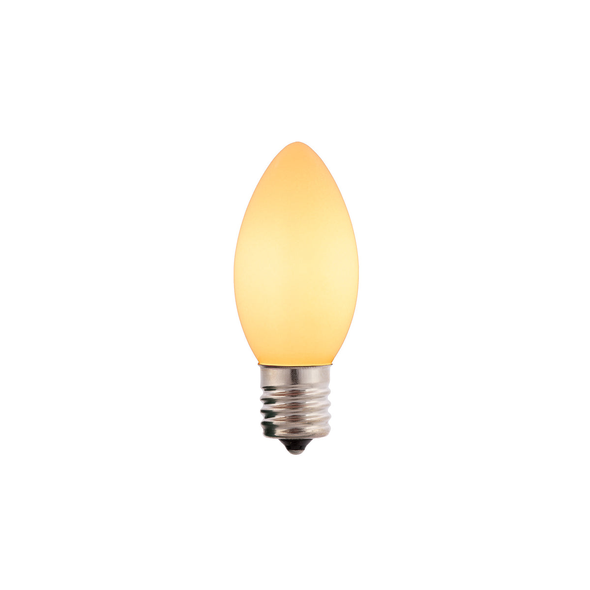 LED C9 SMD Smooth Opaque Glass Bulbs (Retail Box)