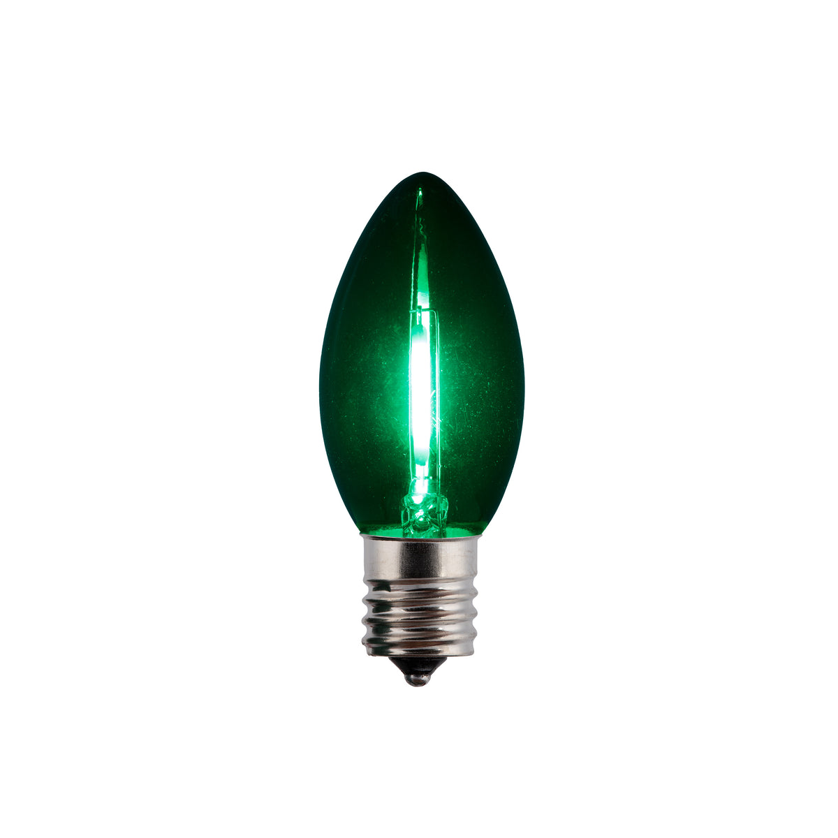 LED C9 SMD Smooth Transparent Glass Bulbs (Retail Box)