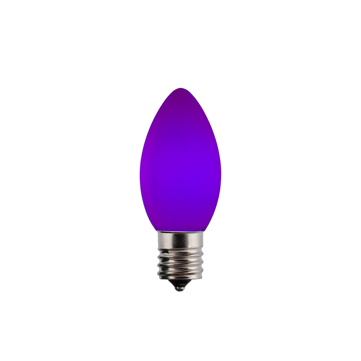 LED C9 SMD Smooth Opaque Glass Bulbs (Retail Box)