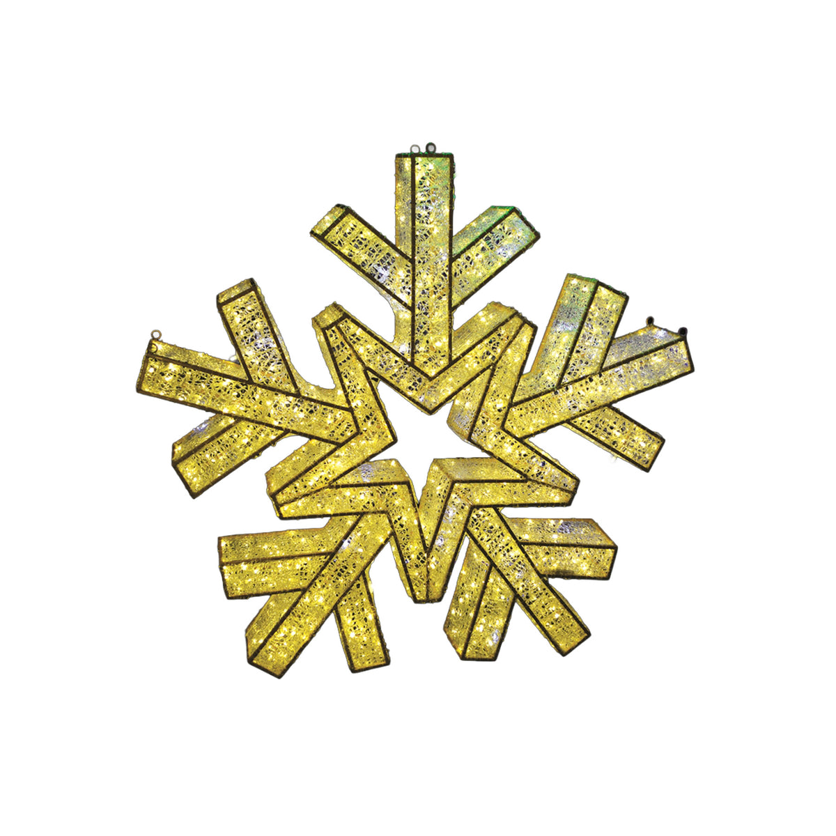 54" Snowflake Wire Frame Décor