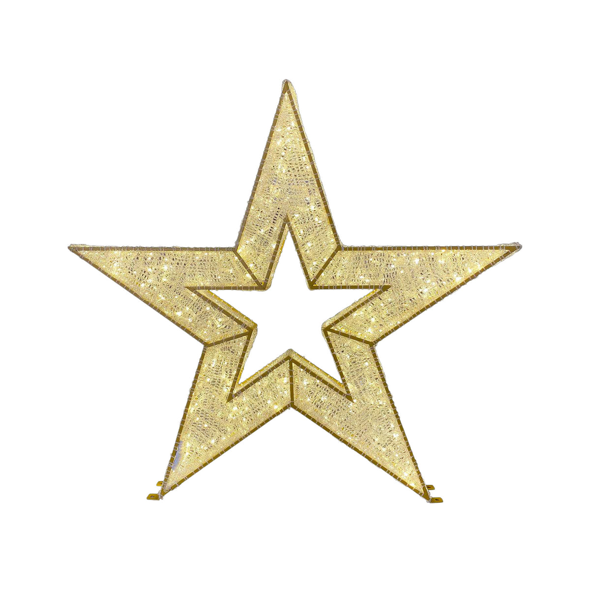 60" Star Wire Frame Décor