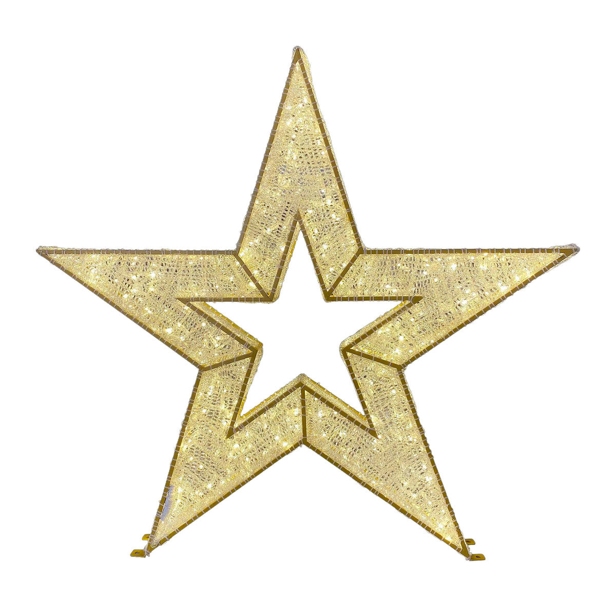 6ft Star Wire Frame Décor