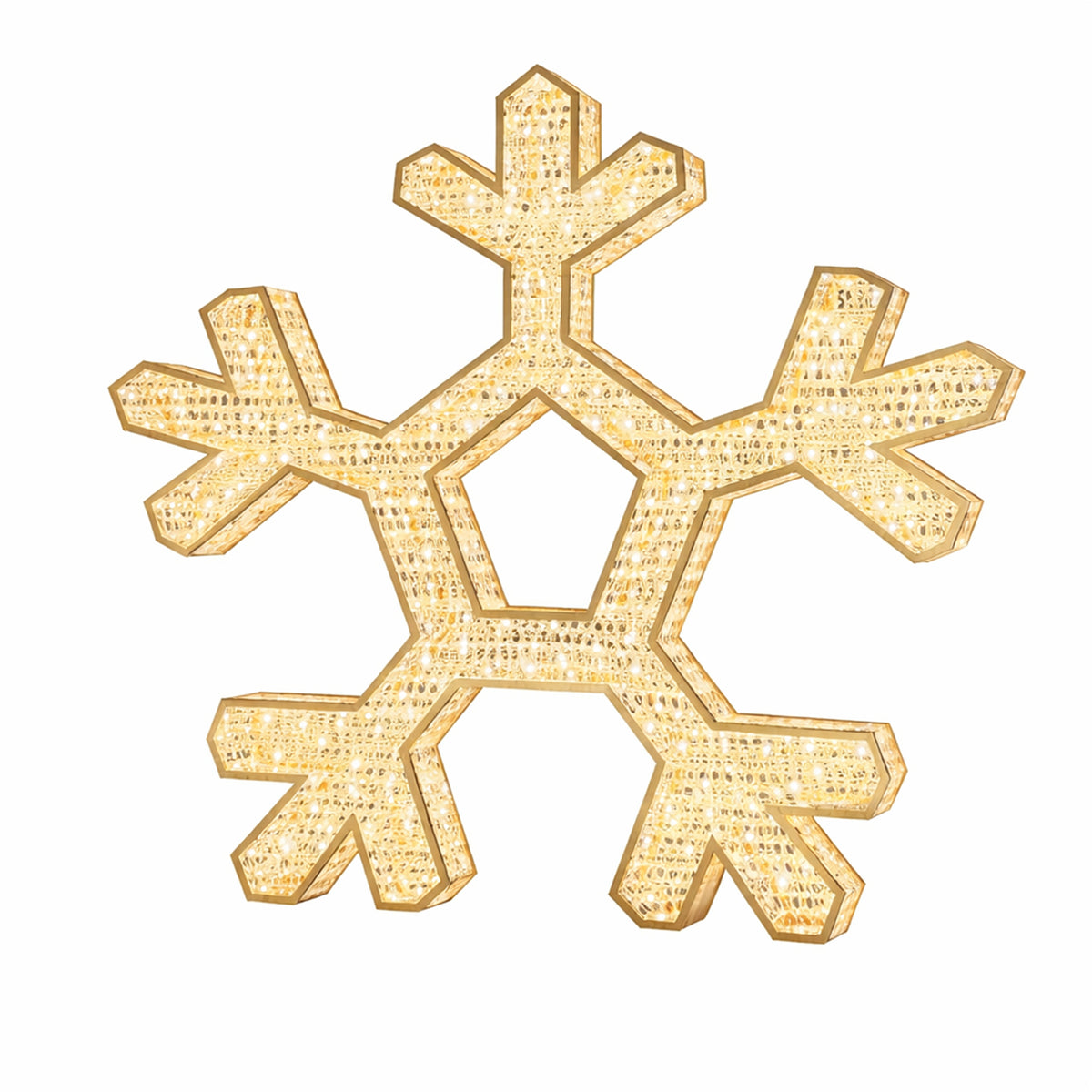 48" Snowflake Wire Frame Décor