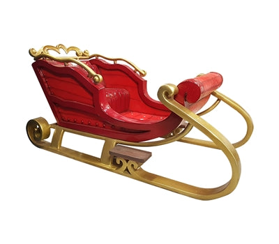 Santa Sleigh Resin Statue