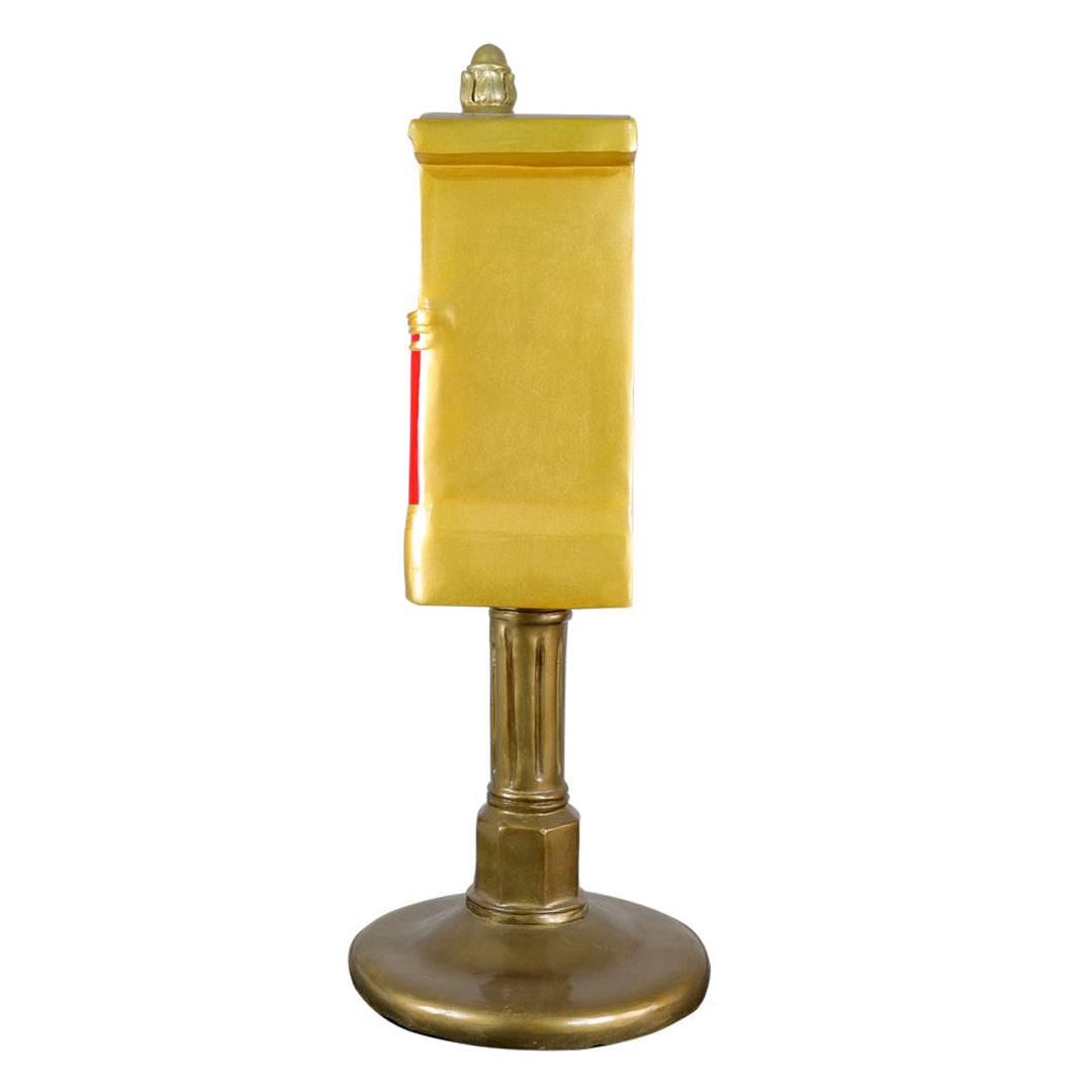 Santa Mailbox Resin Statue