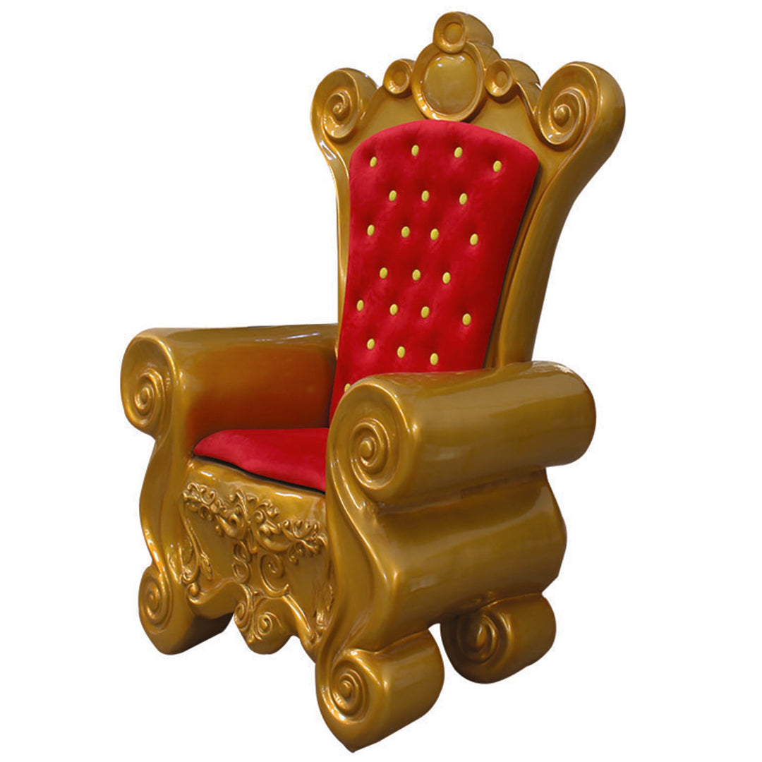 Santa Chair Resin Statue