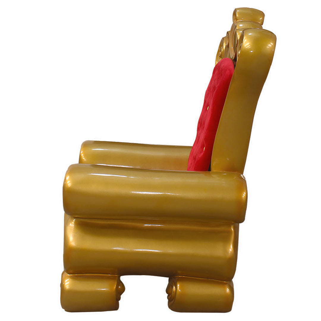 Santa Chair Resin Statue