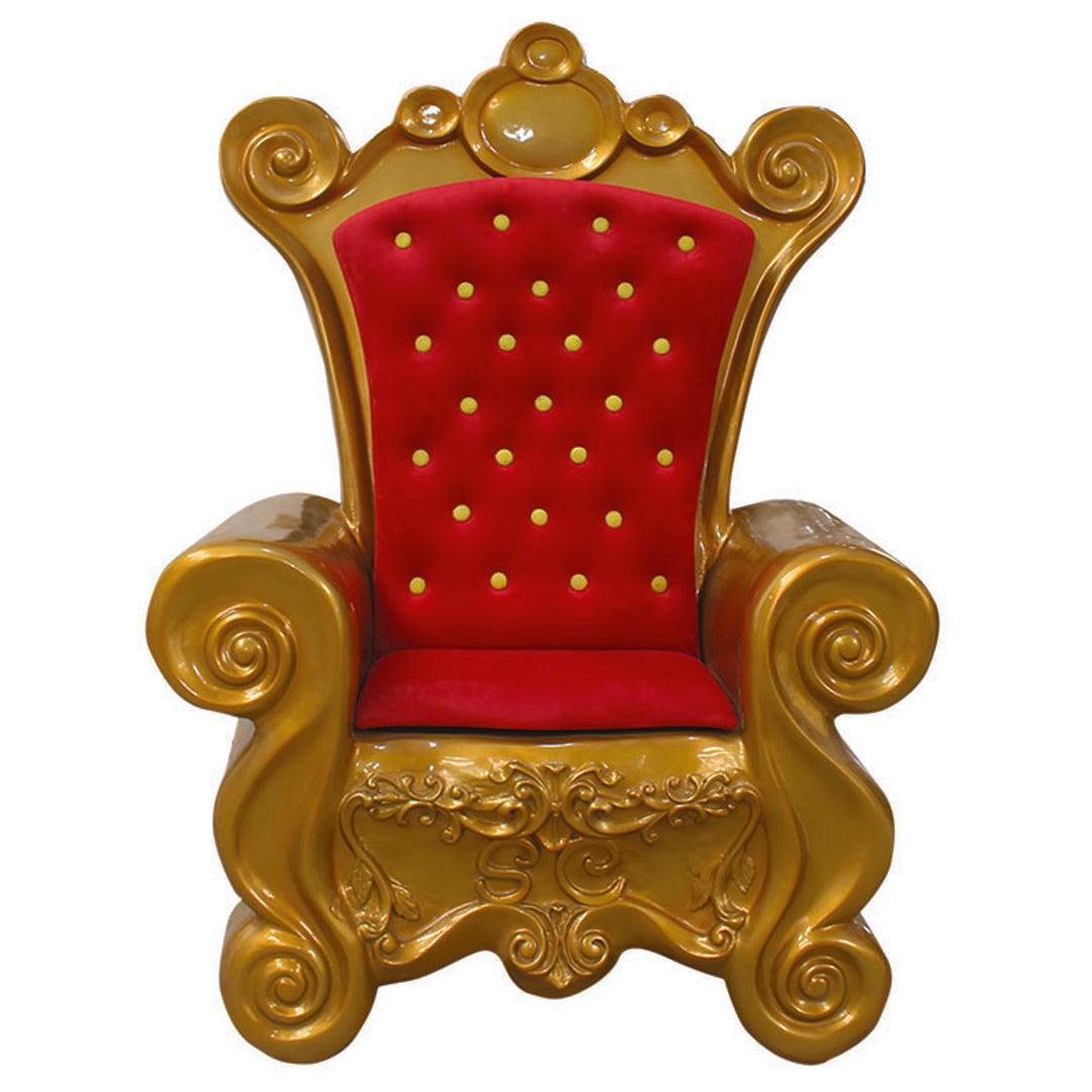 Santa Chair Resin Statue