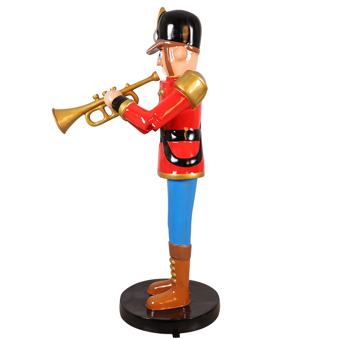 Soldier w/ Trumpet Resin Statue