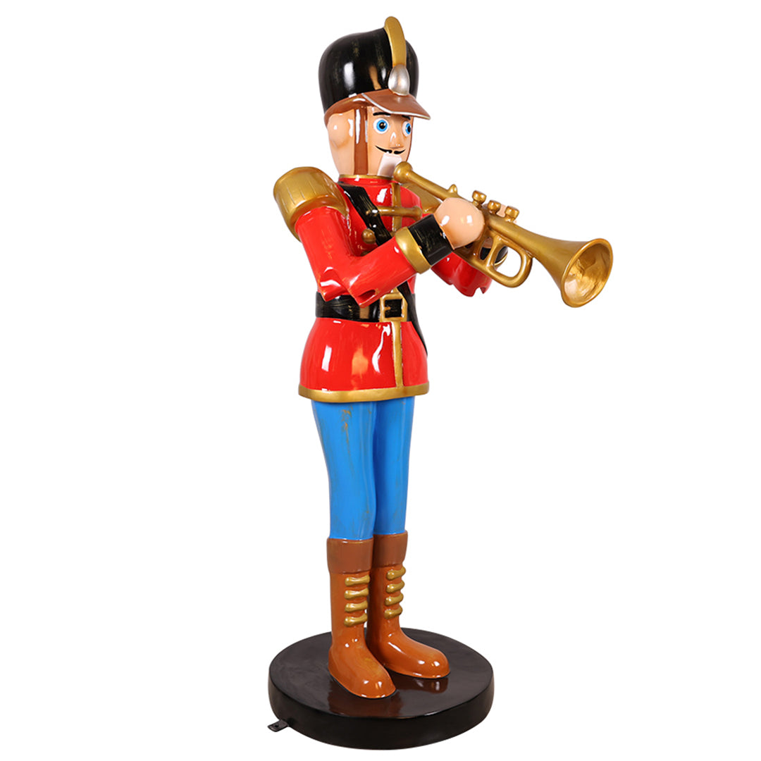 Soldier w/ Trumpet Resin Statue