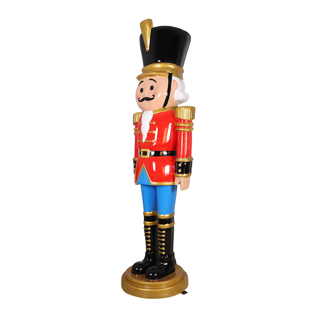 Playful Nutcracker Resin Statue