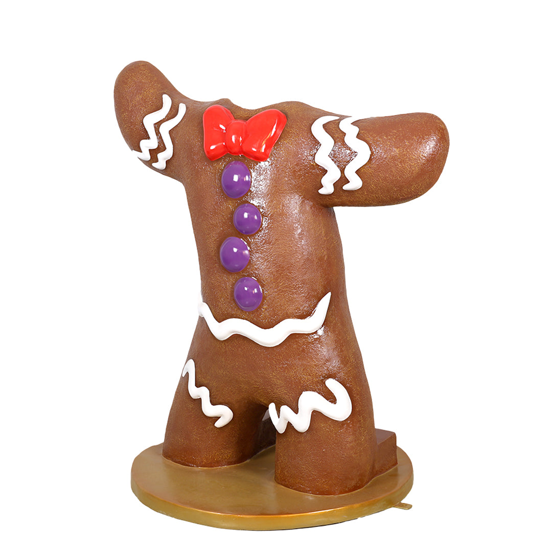 Gingerbread Man Resin Statue