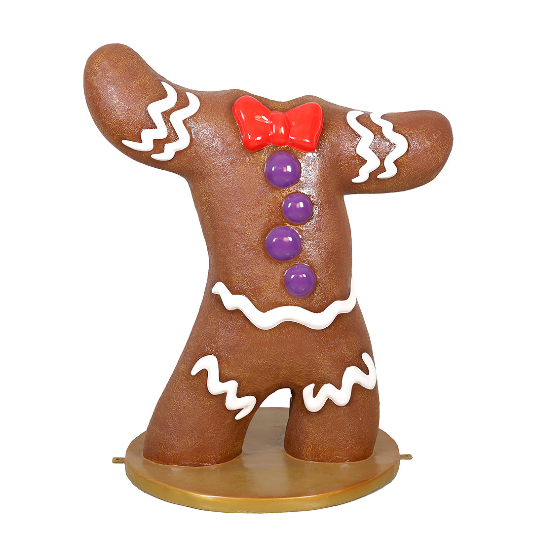 Gingerbread Man Resin Statue