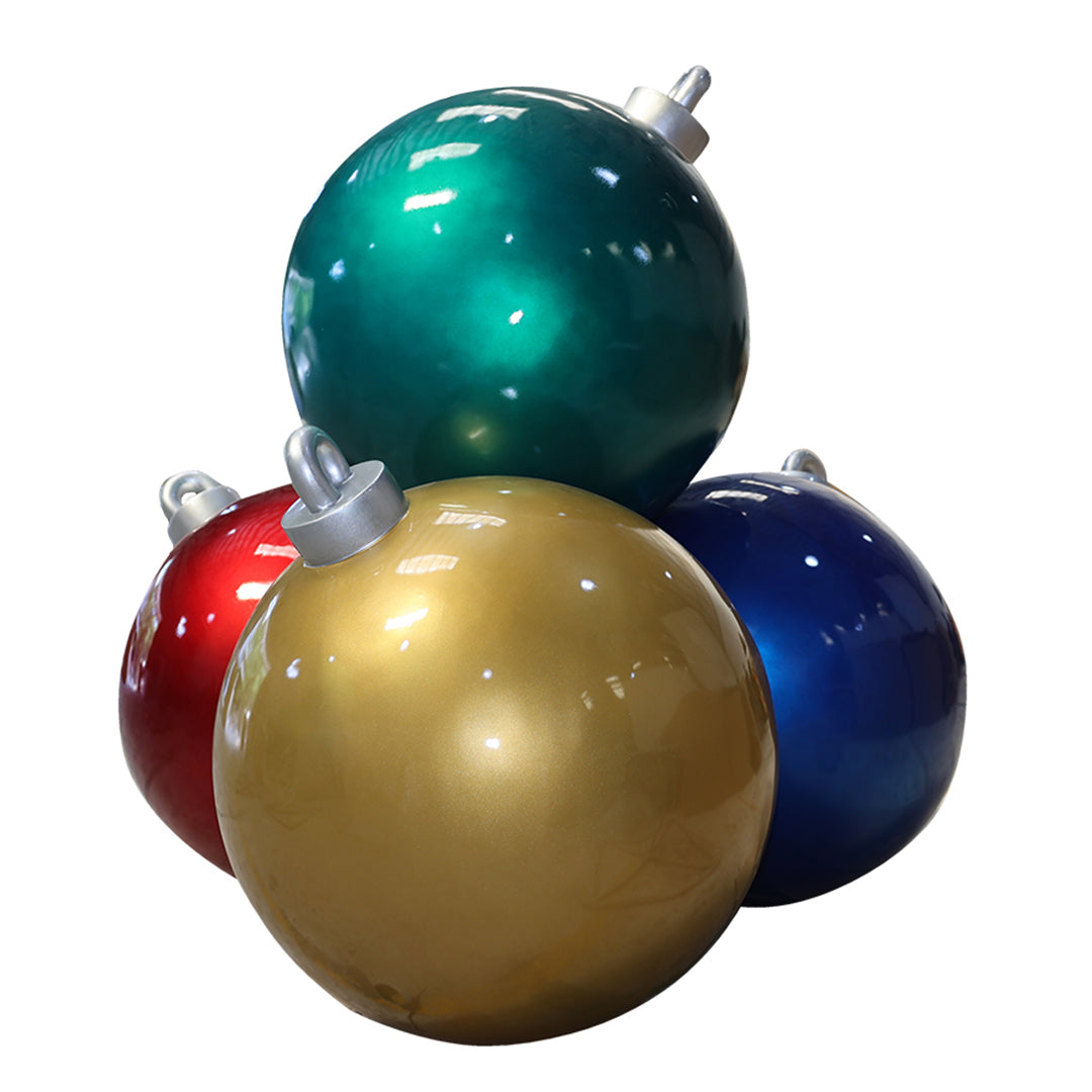 Christmas Ball Stack Resin Statue