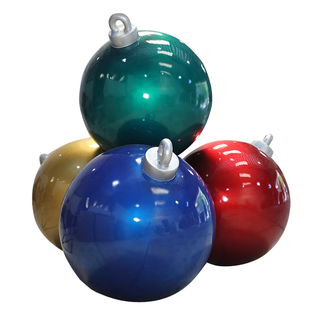 Christmas Ball Stack Resin Statue