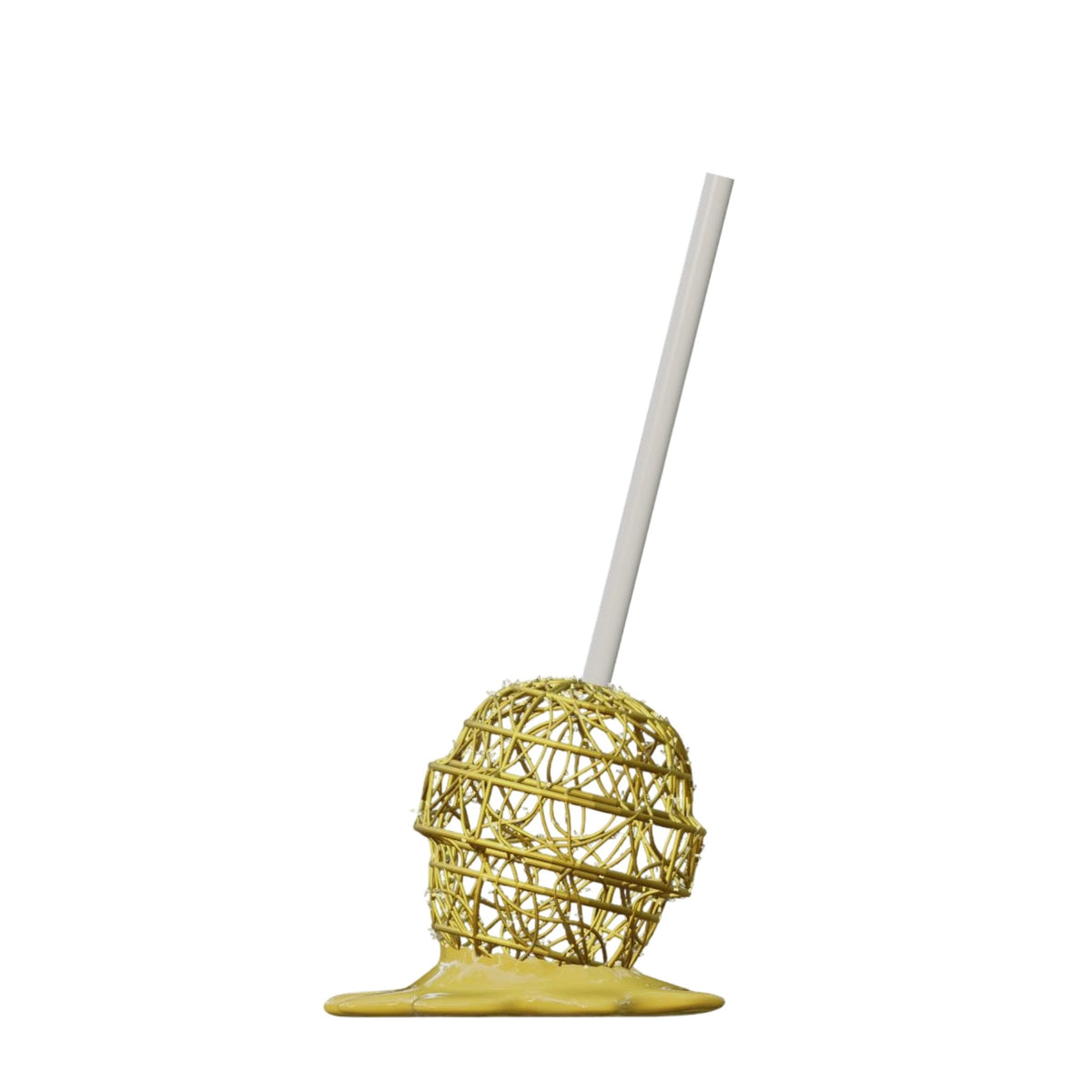 Melted Lollipop Wire Frame Decor