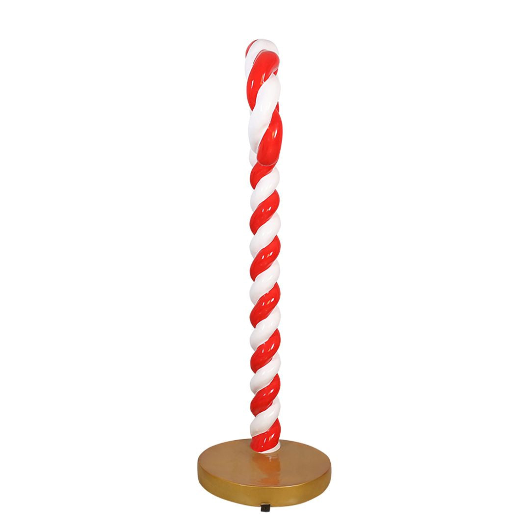 Candy Cane Resin Statue