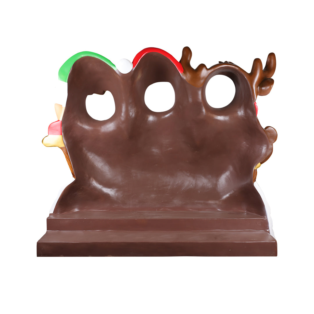 Delivery Santa Photo Prop Resin Statue