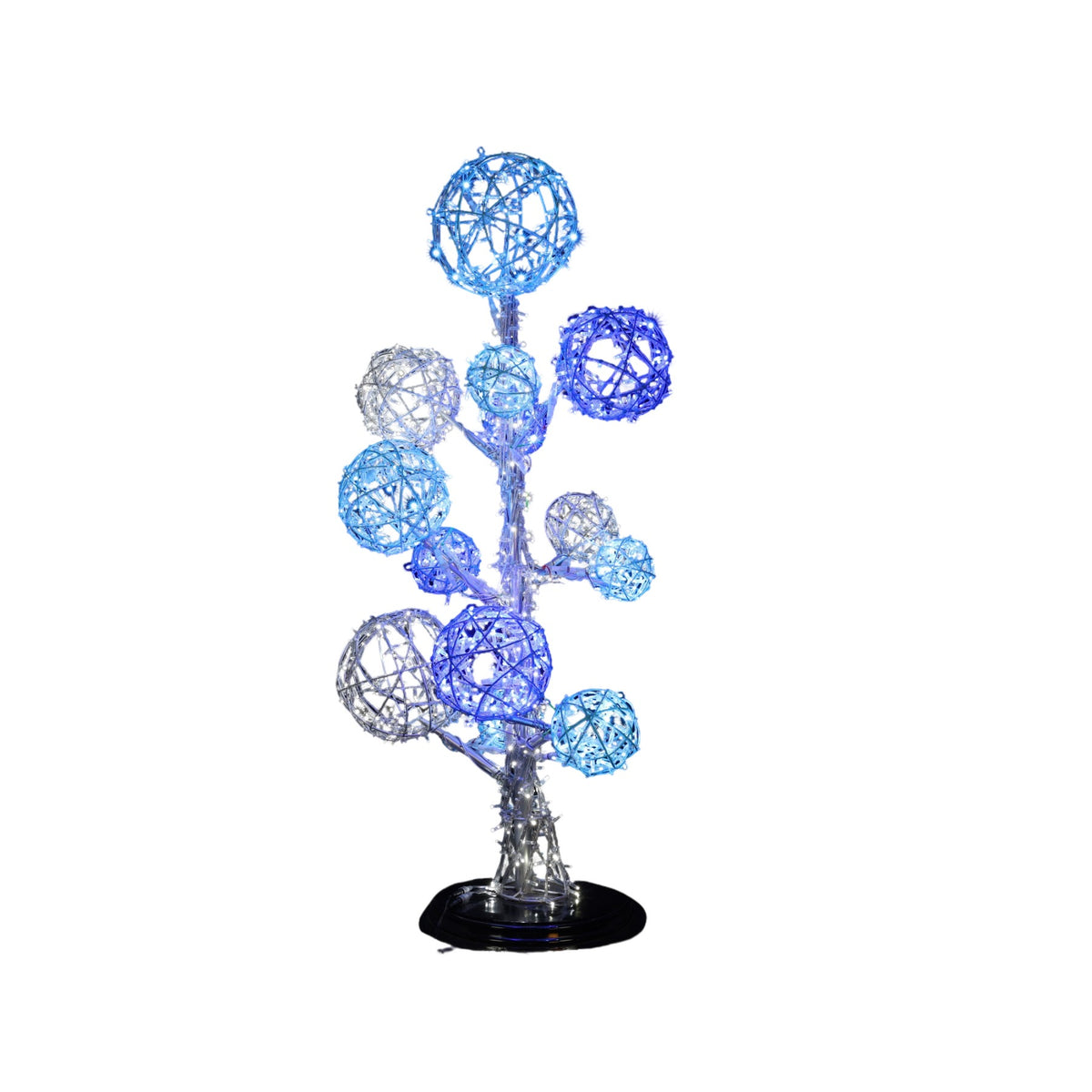 Winter Ball Tree Wire Frame Decor