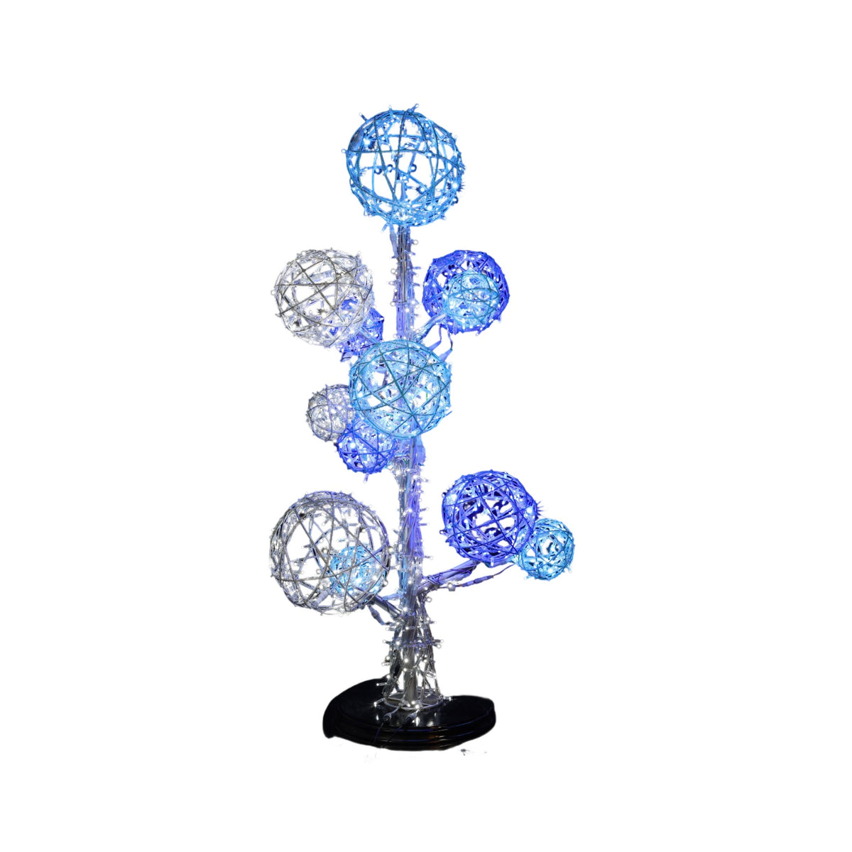 Winter Ball Tree Wire Frame Decor