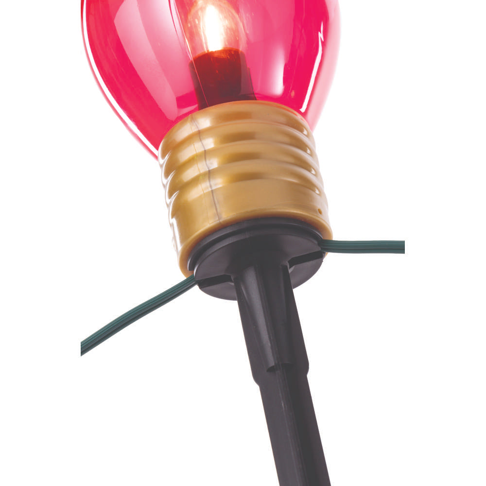 9" Christmas Bulb Walkway Stakes (Retail Box)