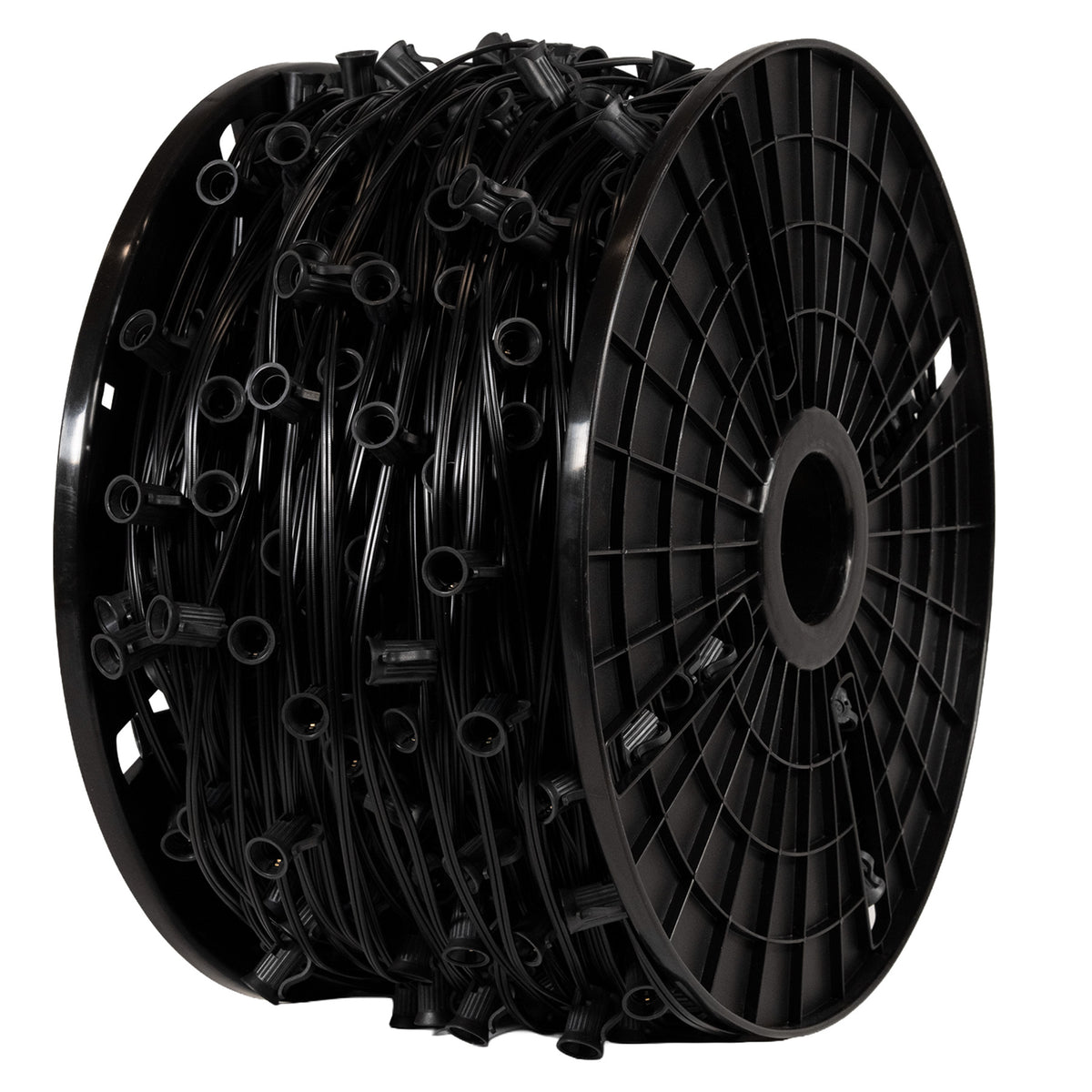 C7 Socket Cord - 1000ft Black