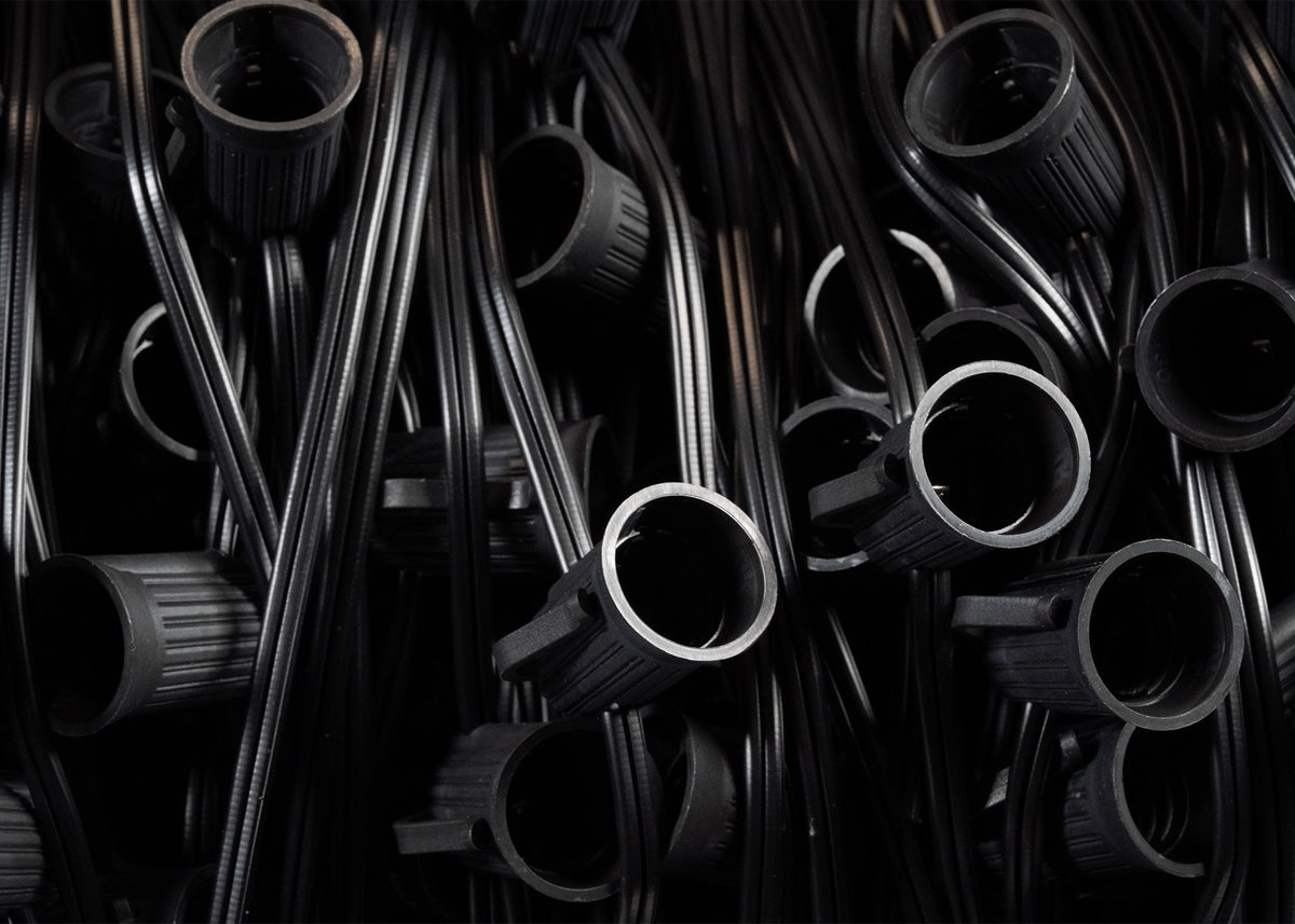 C7 Socket Cord - 1000ft Black