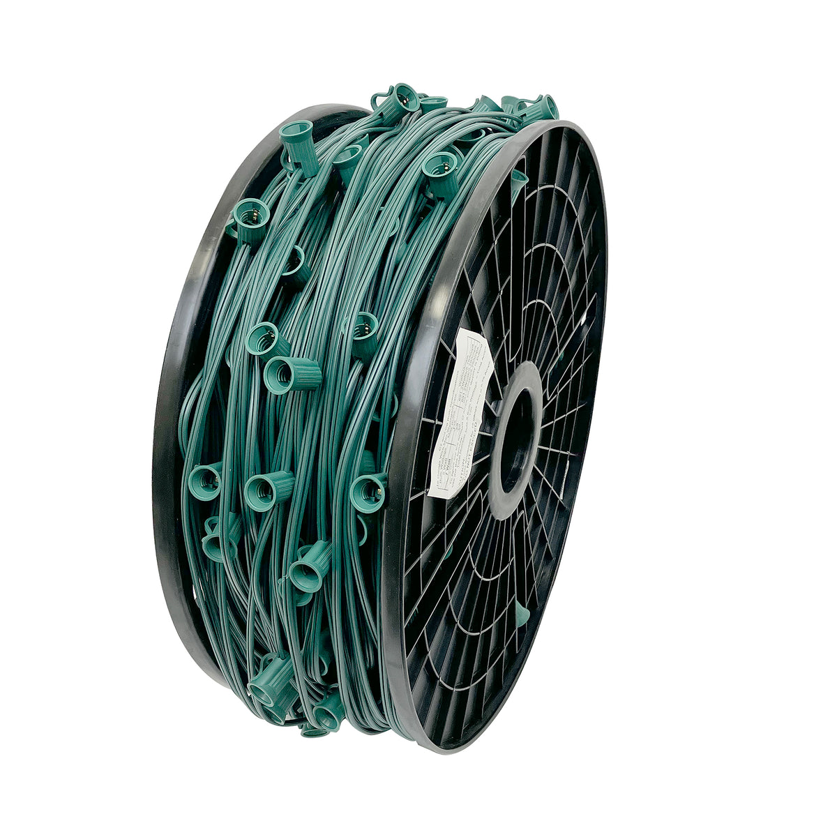 C7 Socket Cord - 500ft Green