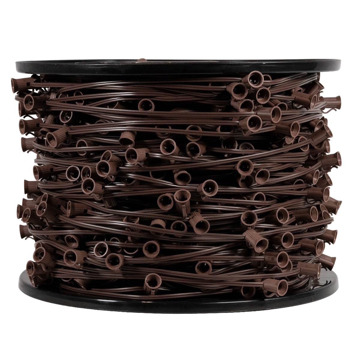 C7 Socket Cord - 1000ft Brown