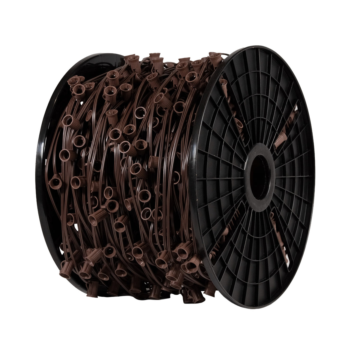 C7 Socket Cord - 1000ft Brown