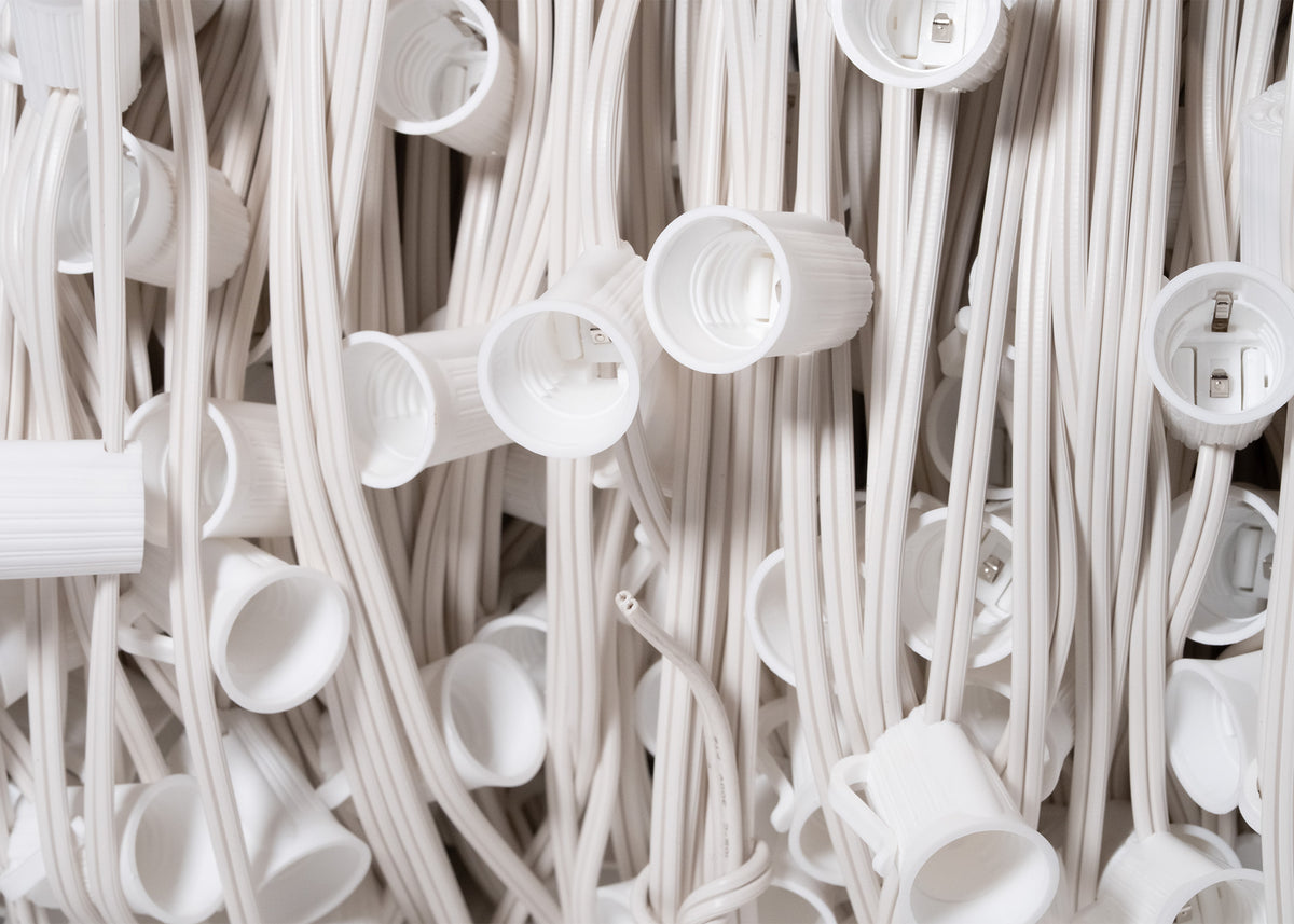C9 Socket Cord - 1000ft White