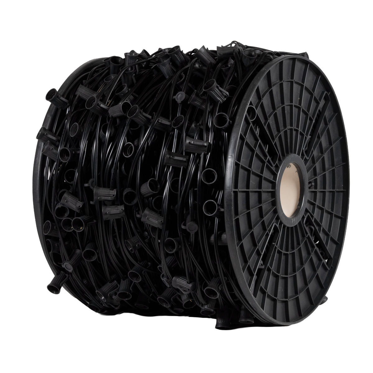 C9 Socket Cord - 1000ft Black SPT-2