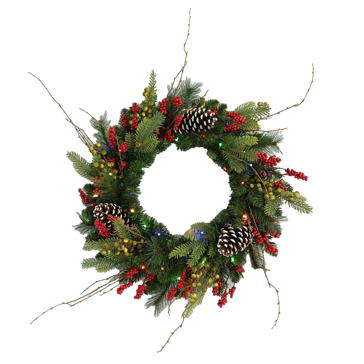 Majestic Pine Wreaths (Battery Operated)