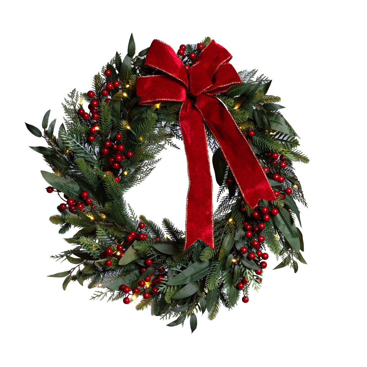 Berry Burst Wreaths (Battery Operated)