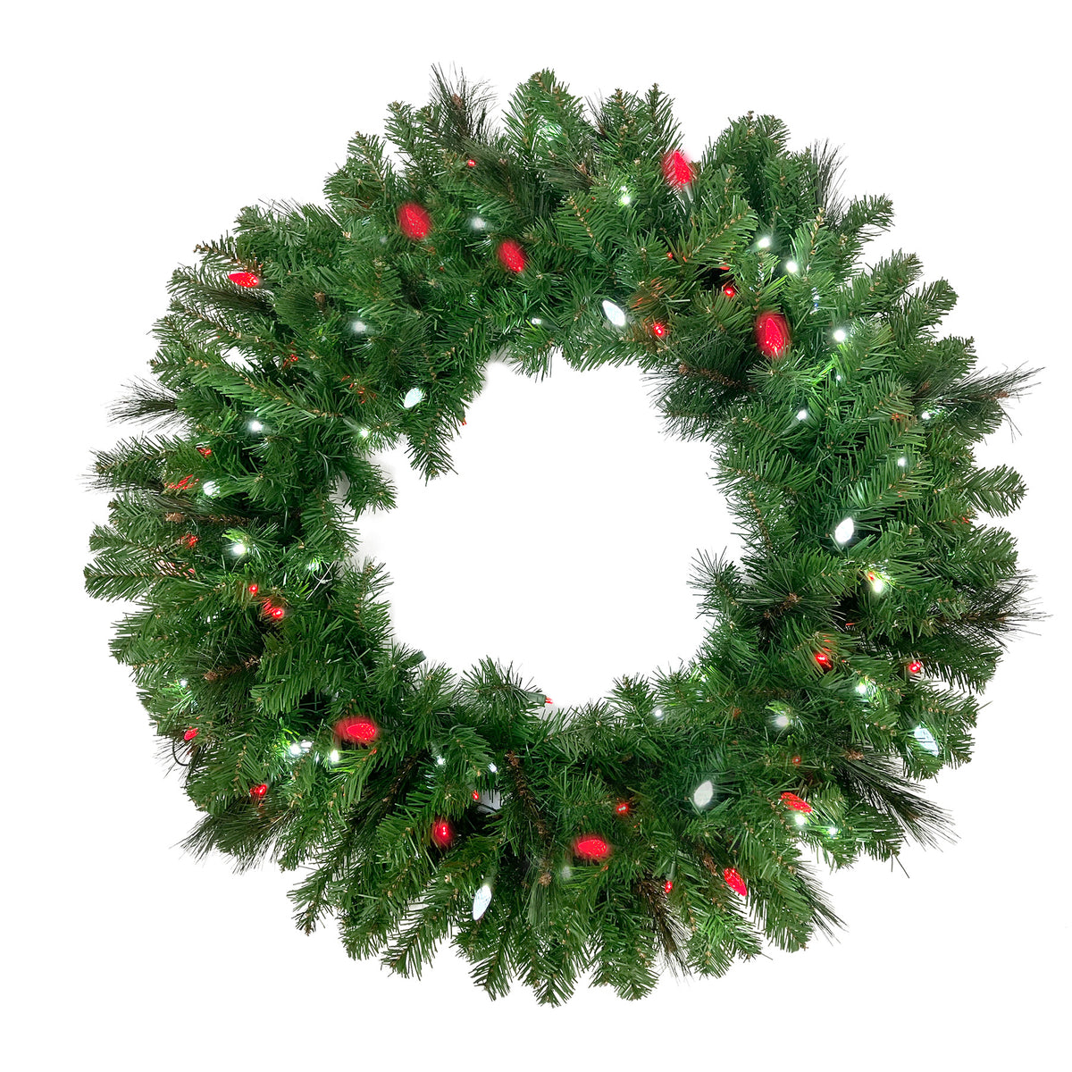 Mixed Pine Wreaths (Plug-In)