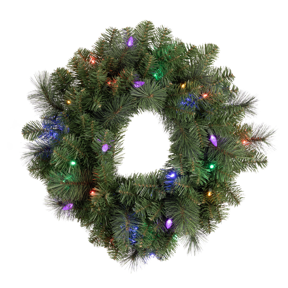 Mixed Pine Wreaths (Plug-In)