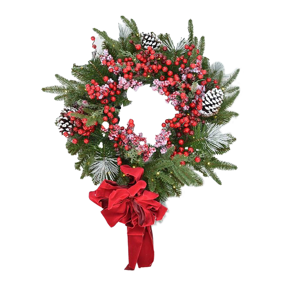 Madison Fraser Fir Wreaths (Battery Operated)