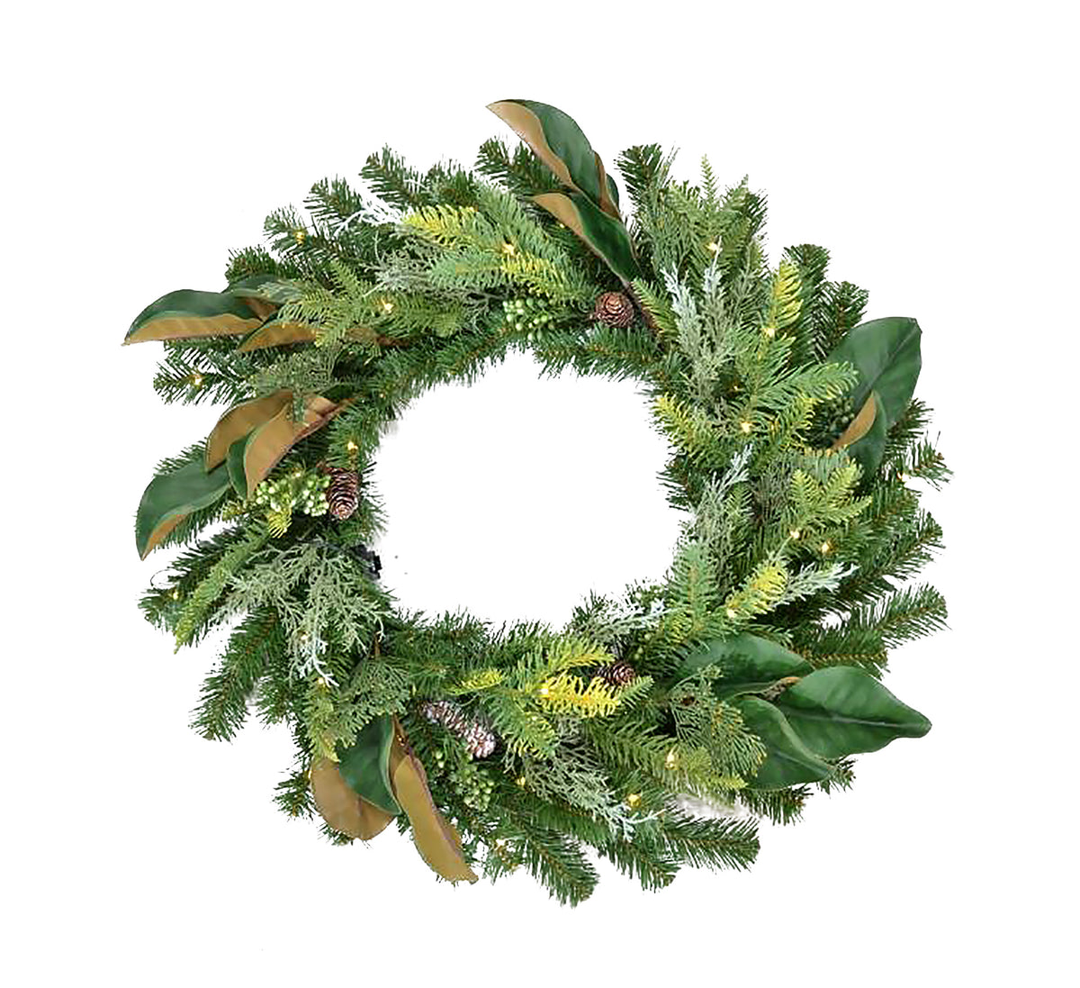 Mixed Decorative Pine Wreaths (Battery Operated)