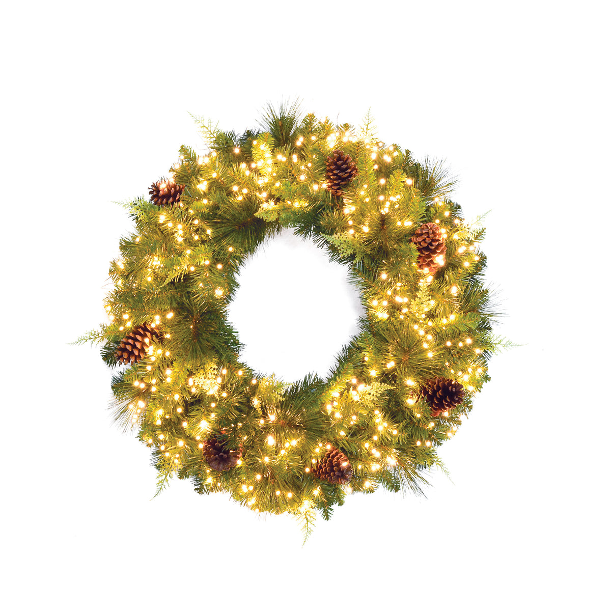 Prickly Pine Wreaths (Plug-In)