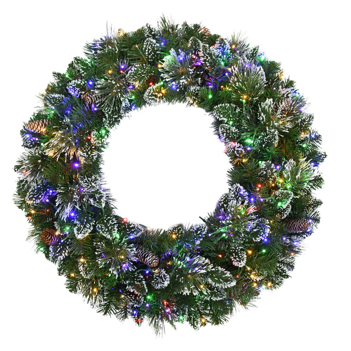 Shimmering Pine Wreaths (Plug-In)
