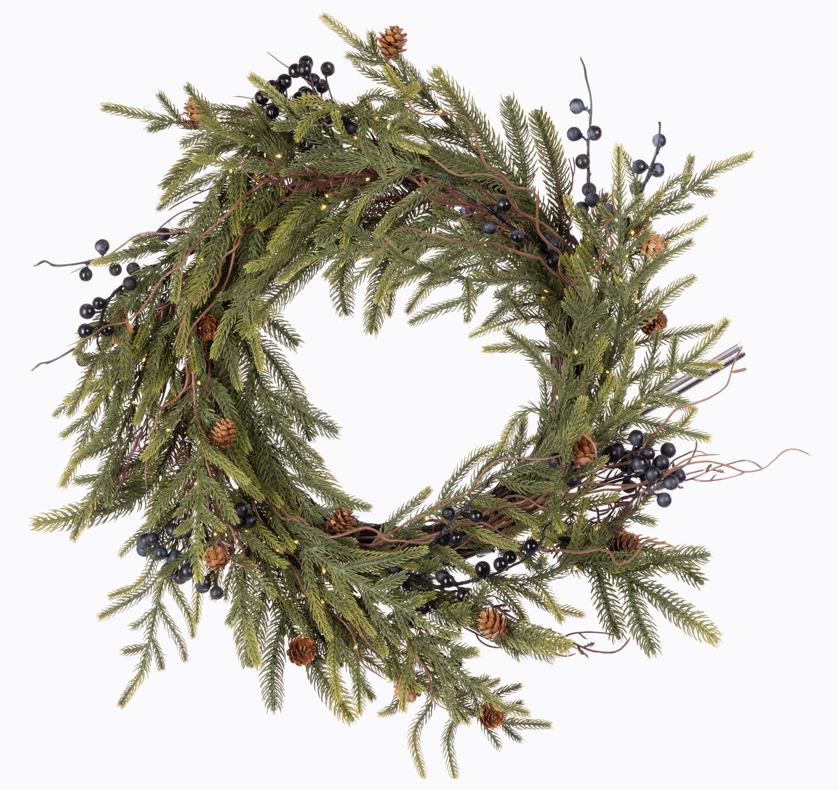 Rustic Norfolk Wreaths (Battery Operated)