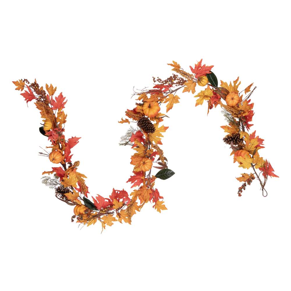 Fall w/ Pumpkins Garlands (Unlit)