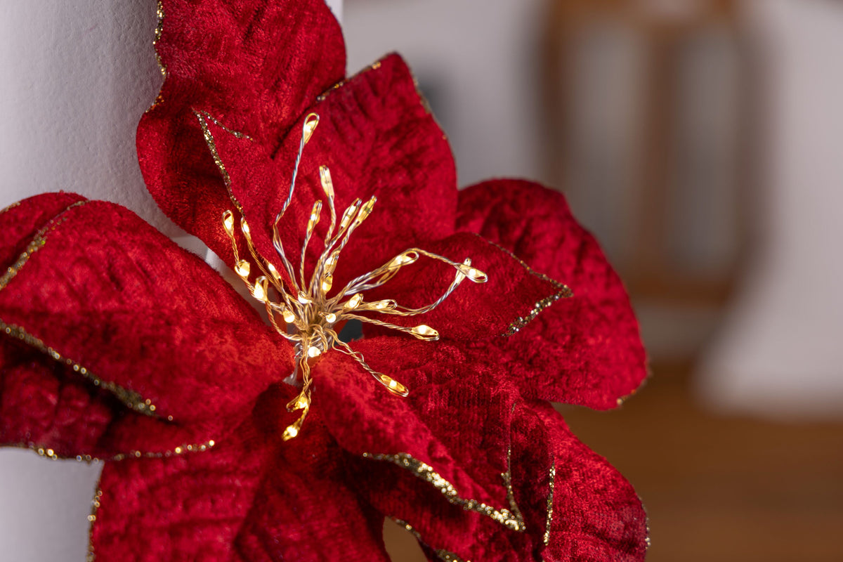 Poinsettia Garlands (Plug-In)